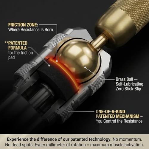 GRIPZILLA Tornado (2026 Steel Build) – Multi-Axis Forearm & Wrist Strengthener | Adjustable Grip Trainer & Forearm Exerciser for Tennis Elbow, Wrist Pain Relief, Climbing, BJJ, Armwrestling & Rehab