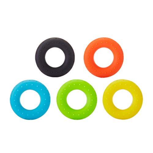 3PCS Finger Stretcher Resistance Bands Strength Trainer for Forearm Exercise Guitar Finger Strengtheners Rock Climbing 6.6 8.8 11 Pounds - color: style 7