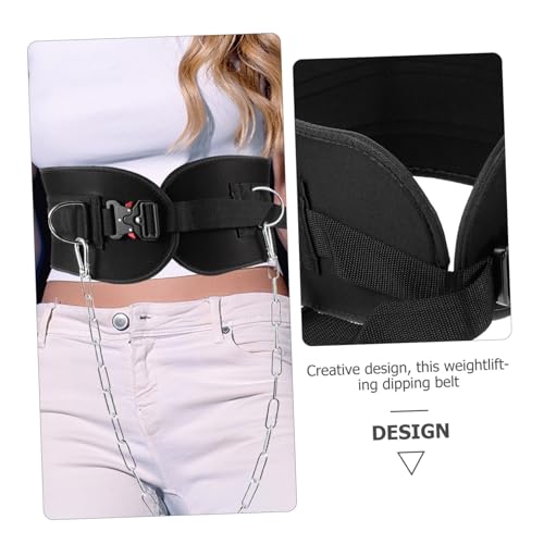 Totority Fitness Dipping Belt Chain for Weightlifting Weighted Pull-up Belt for Strength Training Design for Men and Women Comfortable Support for Dips and Chin-ups