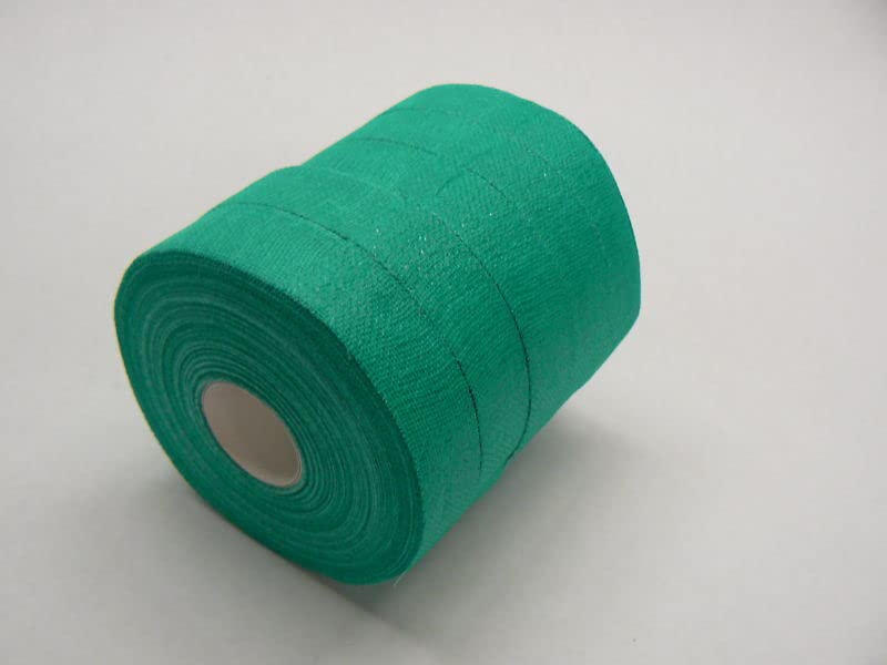 Safety Tape Finger Wrap Adhesive Tape 5 Rolls 3/4” Wide Green Self Adhering Tape Pack of 5