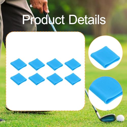 Almencla 8 Pieces Silicone Finger Sleeves Non Slip Soft Finger Covers Reusable Finger Protectors Thumb Brace Support Anti Slip Finger Cot Suitable for Gym, Blue L - color: Blue L