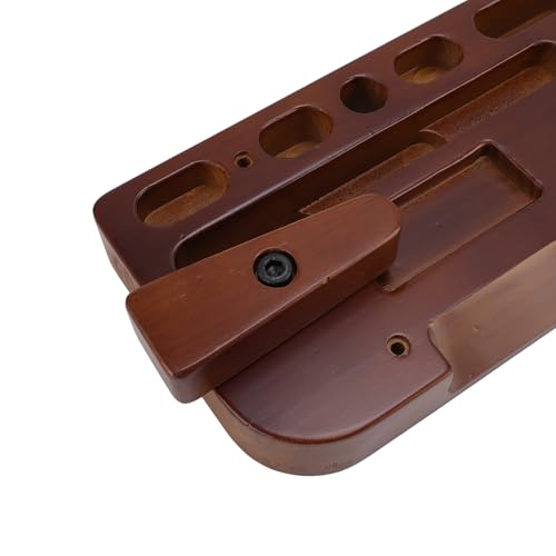 Climbing Hangboard, Wooden Fingerboard for Rock Climbing Enthusiasts, Space Saving Grip Strength Training Board with Smooth Non Burr Surface
