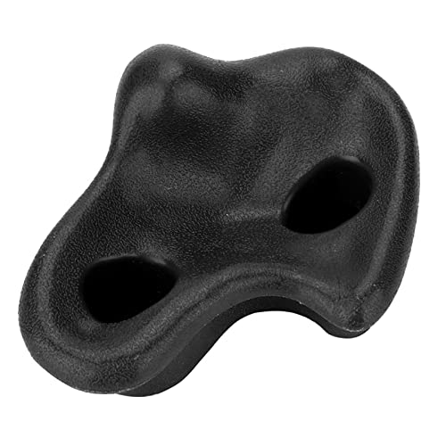 plplaaoo 10PCS Plastic Rock Climbing Holds Set, DIY Tree Rock Climbing Holds for Kids & Adults Climber, Kids Indoor and Outdoor Play Set Use, Includes Mounting Screws., Rock Climbing Holds climbin - color: black