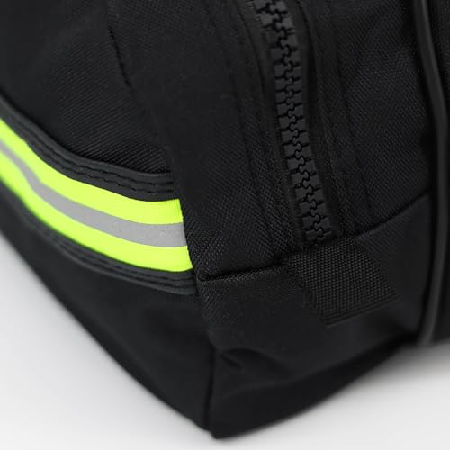 Lightning X Customizable Large EMT Medic First Responder EMS Trauma Jump Bag w/Embroidered Name - BLACK - color: Black