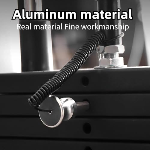Gym Pin, Universal Aluminum Alloy Weight Stack Pin with Pull Rope for Fitness Equipment Pin Training - color: Black 10*125mm