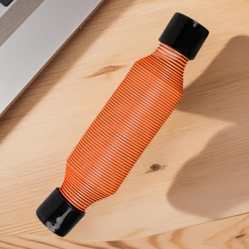 Grip Strength Trainer Hand Spring Strengthener | Spring Grip Training Tool for Home Gym Office Athletic Practice Workout Climbing - color: Orange