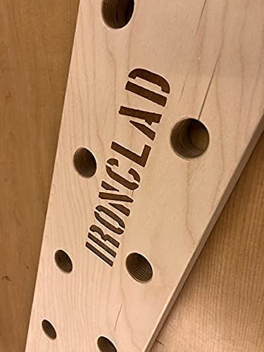 Plyobox Warehouse 8"x72" Climbing Pegboard. New Custom Engraving Options!