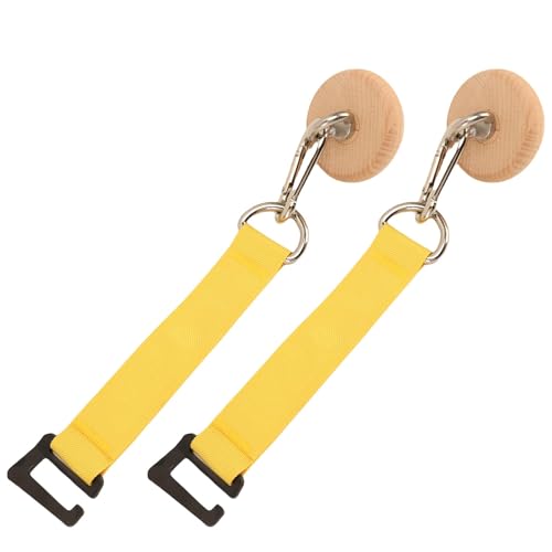 RiToEasysports 2PCS Pull Up Grip Balls, Sturdy Beech Wood Iron Faux Nylon Half Sphere Rock Climbing Holds for Strength Training Hand Exercise Home Gym Workout, with Comfortable Grip for