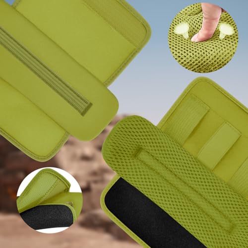 ZINZ 2-Pack Universal Wide Shoulder Pad with Ultra Thick Cushion for Bag Luggage Backpack Bag Crossbody - color: Army Green