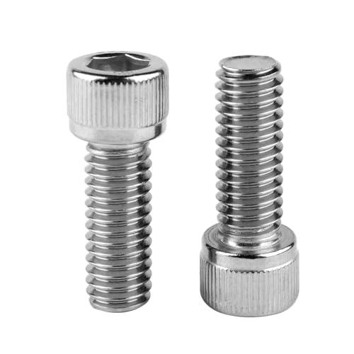 5/16-18 x 3/4" Socket Head Cap Screws Allen Hex Bolts, 304 Stainless Steel 18-8, UNC Fully Machine Thread, 10Pcs Silver - color: Silver, size: 5/16-18 x 3/4" (10PCS)