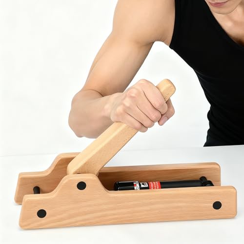 tonchean Workout Armwrestling Training Equipment | with adjustable hydraulic resistance (levels 1-12), portable, for home, gym, office