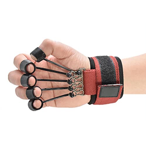Finger Exerciser - Finger and Hand Extensor Trainer Exerciser with Resistance Band Stretcher Strengthener Finger Flexion Extension Training Strengthener