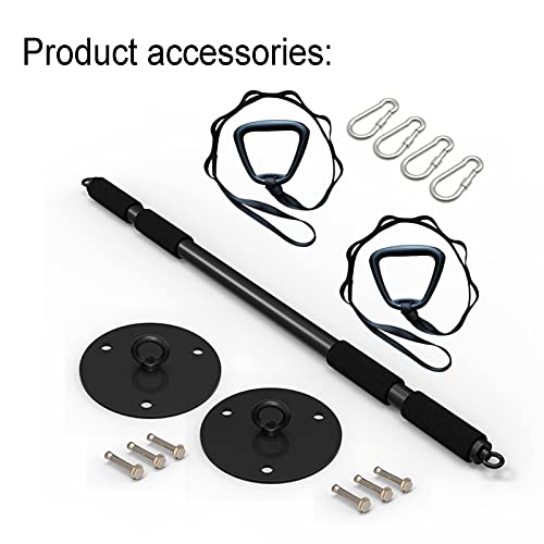 Pull up Bar Hua Home Indoor Pull-up Bar, Multifunctional Strength Training Aerobic Fitness Equipment, Height Adjustable, Ceiling Installation, Steady Load 300kg
