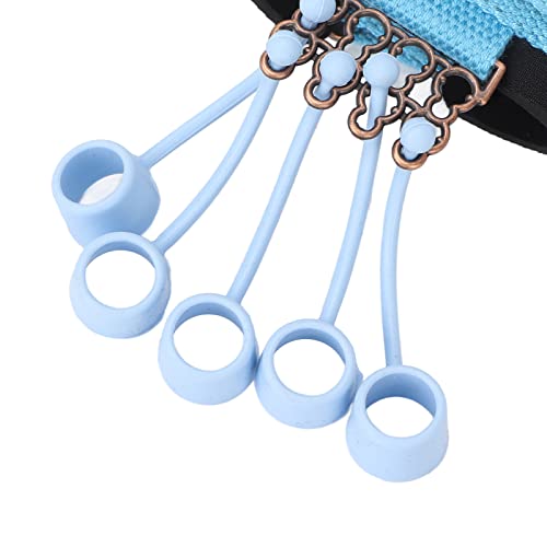 ZJchao Adjustable Silicone Finger Exerciser Hand Grip Strengthener for Exercise Training Rock Climbing Tennis Baseball Guitar Piano Drummer - size: 40lb