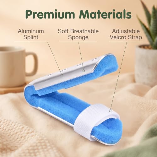 3Pcs Finger Splints Set S/M/L - Adjustable Finger Support Brace for Arthritis, Broken Finger, Sprain(3 Sizes) - size: 3small