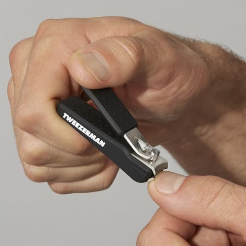 Tweezerman Precision Grip Fingernail Clipper Black