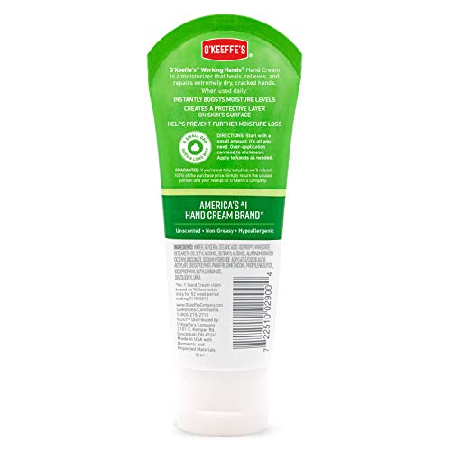 O'Keeffe's K0290004-11 Working Hands Hand Cream Tube (11 Pack), 3 oz - size: 3 Ounce (Pack of 11)