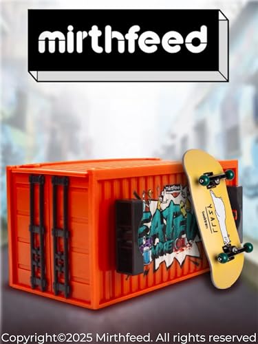 32mm Pro Fingerboard Complete Set | Bearing Wheels | 5 Ply Maple Deck | Anti Skid Grip Tape | Complimentary Tool | Concave Shape - color: Fun Box D : Lazy Llama