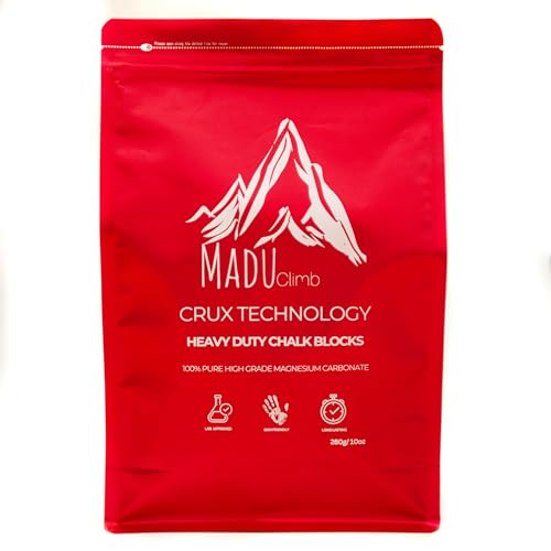 Crux Technology Sports Chalk for Rock Climbing 100% Magnesium Carbonate - style: Chunky Blocks
