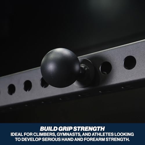Titan Fitness TITAN Series Rack-Mounted Pull-Up Spheres, Set of Two of Globe Climbing Attachments, Power Rack Attachments for Grip Strength, Fits T-S Power Racks
