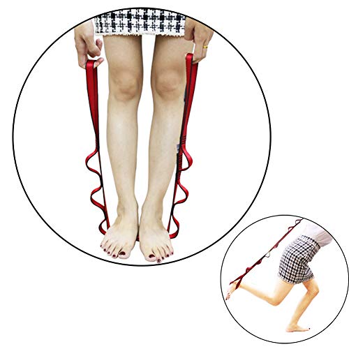 2Pcs Daisy Chain Rope High Strength Nylon Loops Adjustable Yoga Pilates Rope Swing Extension Straps Strong Daisy Chains (Black)