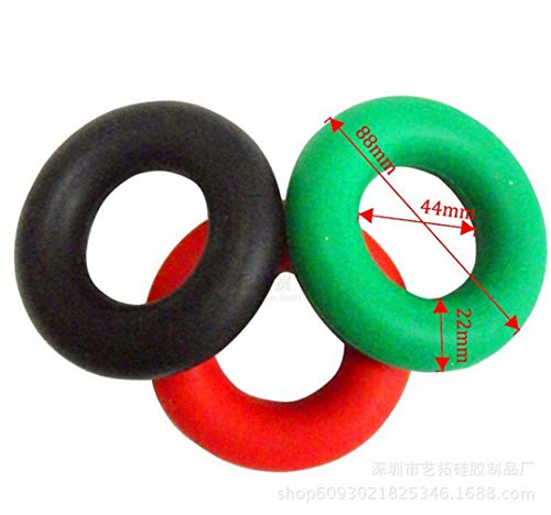 3PCS Finger Stretcher Resistance Bands Strength Trainer for Forearm Exercise Guitar Finger Strengtheners Rock Climbing 6.6 8.8 11 Pounds - color: style 8