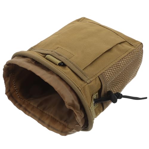 SHOWERORO Portable Mini Utility Waist Pack Fanny Pack with Drawstring Chalk Pouch for Climbing and Lifting, Outdoor Storage Solution Made of Sturdy Oxford Cloth, for Hiking and Camping