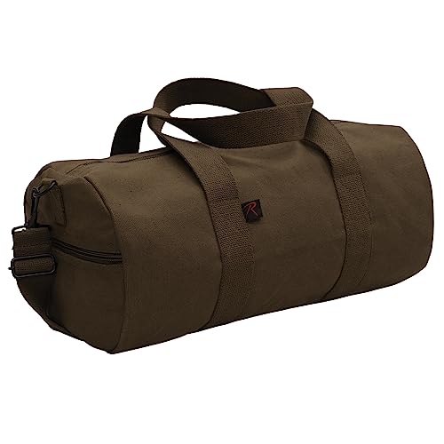 Rothco Heavy-Duty Canvas Shoulder Duffle Bag - Rugged Travel Gym Gear Equipment Bag - color: Multi, size: 19 Inches