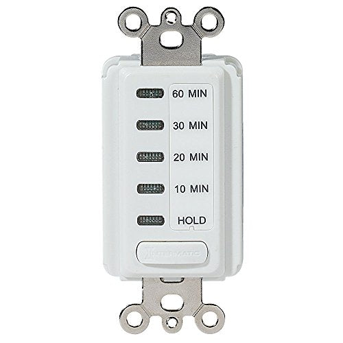 Intermatic EC210WK 10/20/30/60 Minute Countdown Timer, White
