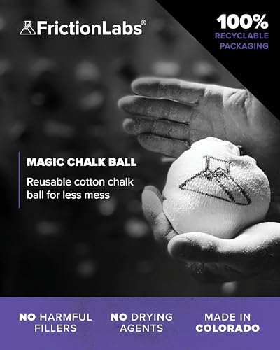 Friction Labs Gym Chalk – Magic Ball, PRO Ball (Chalk Bag Sock) | Non-Toxic Climbing Chalk for Bouldering, Gymnastics & More - style: Magic