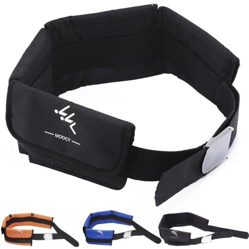 4 Neoprene Pocket Scuba Weight Belt，Spear Fishing Nylon-fit for Waist 32" to 52" - Quick-Release Buckle - color: Black