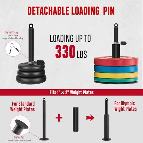 FitBeast Pulley System Gym, Cable Weight Pulley System for Gym LAT Pulldown, Biceps Curl Workout, Ideal Home Gym Equipment for Forearm, Shoulder, Strength Training - style: Set with Non Multifunctional Bar