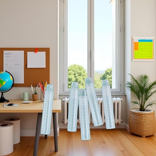 10Pcs Clear Plastic Chalk Holders Chalk Stick Holder Adjustable Cover Drawing Board Clips for Office, Writing and Correction Supplies