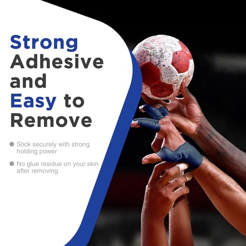 OK TAPE 4 Rolls Athletic Tape, Sports Tape, Very Strong Easy Tear Wrist Ankle Tape, No Sticky Residue | Athletes, Medical, Athletic Trainers- 1.5inch x 15yards (Blue) - color: Blue-4 Rolls, size: 15 yards
