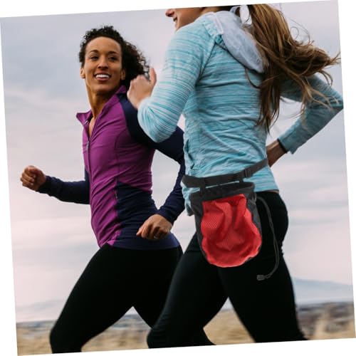 BESPORTBLE Chalk Bag for Climbing and Weightlifting Outdoor Pouch for Gymnastics Lightweight Portable and Design Secure Drawstring Closure to Prevent Chalk Leakage