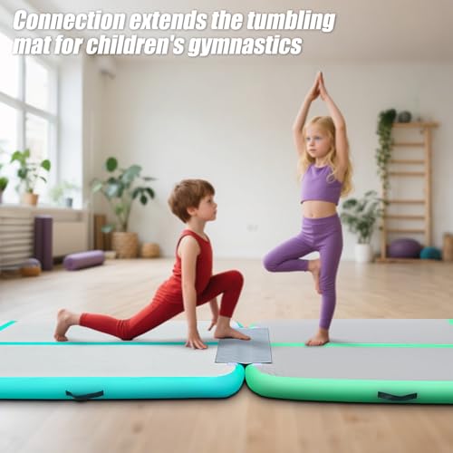 SUDOO Inflatable Air Mat Tumble Track Connector Tape Strap Hook-and-Loop Fastener Interlocking Fabric Fastener for 10ft/13ft /16ft Tumbling Gymnastic Yoga Camping