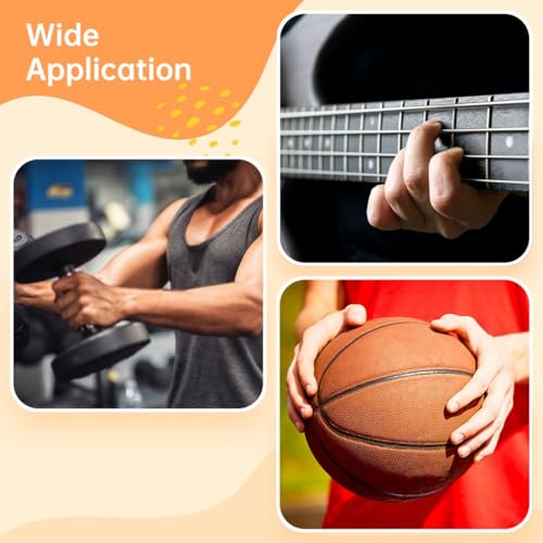 60Lb Hand Strengthener, Resistance Finger Band for Grip Training, Hand Muscle & Flexibility Booster, Easy-to-Wear Wrist Strap, Portable