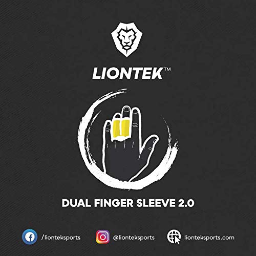 LIONTEK BJJ Double Finger Sleeve Tape Replacement (Medium) - size: Medium