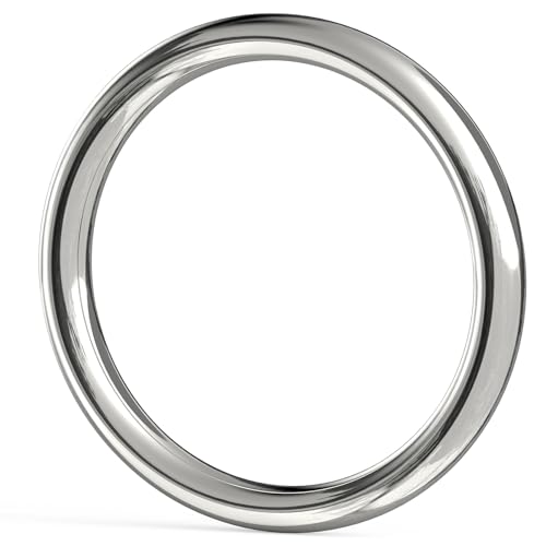 BEYOURD Metal O Rings, 304 Stainless Steel Welded Hardware Rings for Dog Collars & Leashes, Macrame, Ropes, Hanging Straps - color: Id150mm, size: WD12mm
