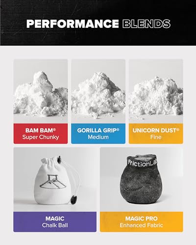 Friction Labs Sensitive Skin Grip Bundle – Secret Stuff Alcohol-Free Chalk, Magic Chalk Ball PRO & Athletic Hands Cream – Elite Grip & Skin Support for Climbing, Gymnastics, Lifting