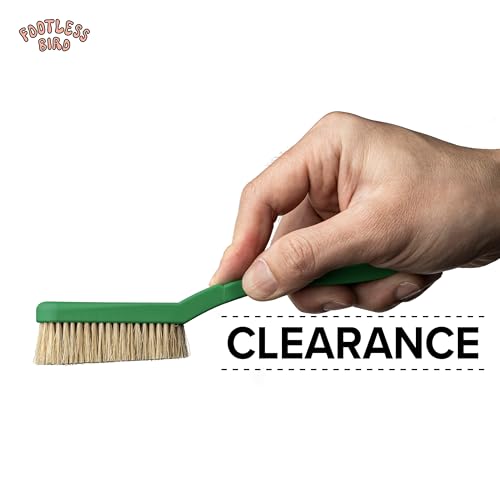 Rock Climbing & Bouldering Brush, Ergonomic, High Density Wild Boar's Thick Hair Bristles, 100% Recyclable, Strong Outdoor & Indoor Free Spiky Ring, Green - color: Green