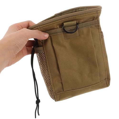 Vaguelly Waist Pouch Outdoor Storage Solution Lightweight Outdoor Utility Adjustable Drawstring Chalk Bag Made of Sturdy Oxford Cloth Multipurpose Fanny Pack for Camping and Hiking