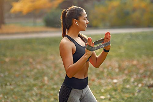 Astute ULTRAfit Resistance Loop Exercise Bands Set of 5 with Carry Bag, Multiple Resistance Levels
