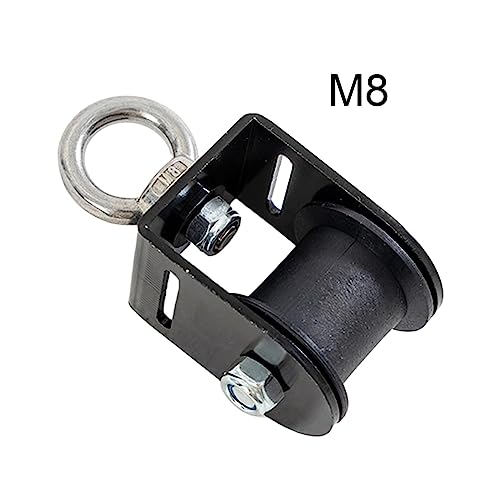 Weight Lifting Pulley Wheel Lifting Rope Pulley Loading 220lbs DIY Attachment Mute Sturdy Pull Down Wheel for Fitness Equipment Accessories - color: Ring Pulley