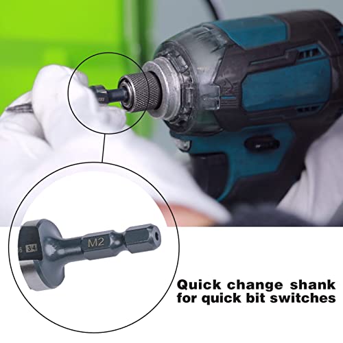 1/2" 3/4" 7/8" Quick Change M2 Step Drill Unibit Set - size: Set (1/2", 3/4" & 7/8")