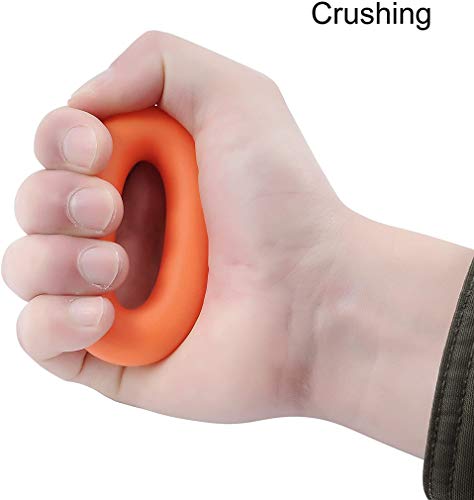 3PCS Finger Stretcher Resistance Bands Strength Trainer for Forearm Exercise Guitar Finger Strengtheners Rock Climbing 6.6 8.8 11 Pounds - color: style 6
