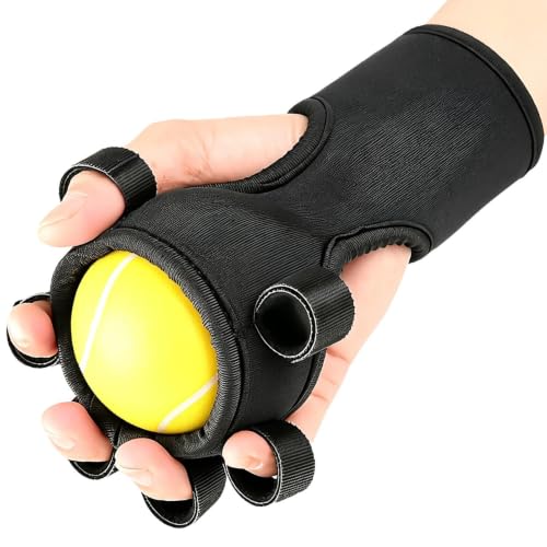 Hand Strength Ball Grip Trainer Ball Tool | Finger Strengthening Tool for Workout Outdoor Weightlifting Rock Climbing Home Fitness Gym Office - color: Yellow