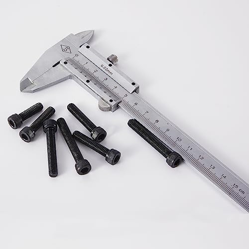 M6 x 20mm 25mm 30mm 35mm 40mm Hex Socket Head Cap Screws Bolts, 12.9 Grade Alloy Steel, Black Oxide Finish, Metric Allen Drive, Fully Threaded, Assortment Kit 50Pcs - size: Socket M6x20-40 mm