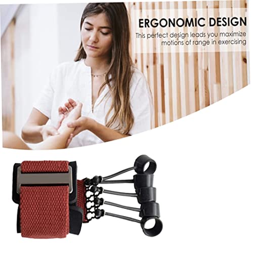 Finger Extensor Exerciser, Trainer Resistance Band Stretcher Strengthener, Finger Stretcher Trainer with Resistance Band for Men Women Grip Strengthener, Extens