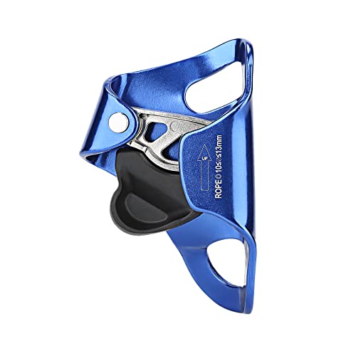 WILDKEN Rock Climbing Chest Ascender Climbing Mountaineering Tree Arborist | Rappelling Gear Climbing Equipment Rope Clamp for 10-13MM Rope - color: Blue